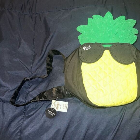 NWT Victoria's Secret PINK Pineapple Cooler Lunchbox - Picture 2 of 5